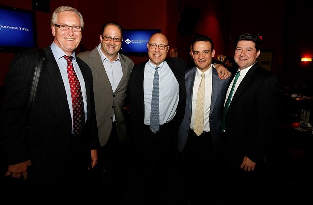 Rob Dirks of Principal, Charles Citro of Macquarie, Bob Spinna of Parkbridge, Dom Guerriero of Bank of America, and Jack Foley of Stewart Title