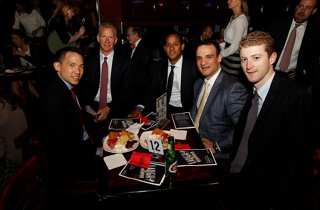 Brian Lin, Alan Flatt, Jason Ourman, Dom Guerriero, and Sean Reen of Bank of America