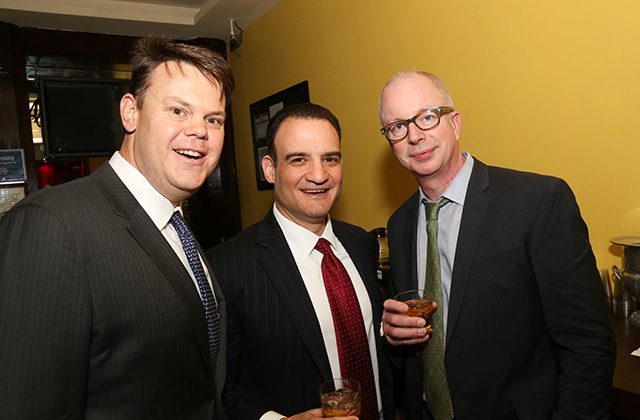 Jay Lugosch of CIBC, Dom Guerriero of Bank of America, and Phil Miller of Macquarie