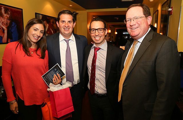 Meredith Sotoloff and Peter Sotoloff, J.D. Siegel, and Mike McGillis of Mack Real Estate