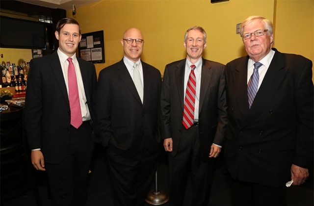 Josh Wolfgang, Bob Spinna, and Dave Rogers of Park Bridge Financial; Brian Haynes