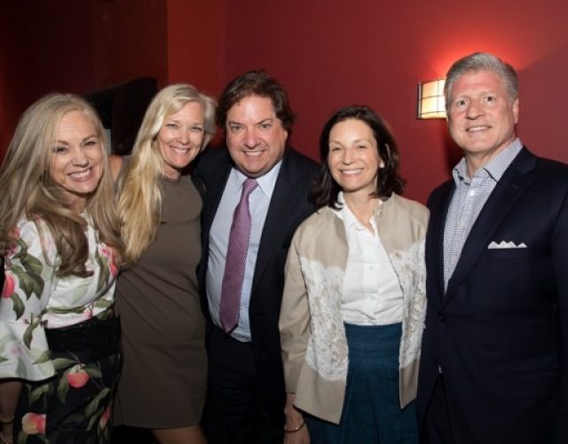 KT Bren of Metropole, Camille Duvall of Warburg Realty, Jon Bren of KBS Advisors, Melissa and Barry Bausano